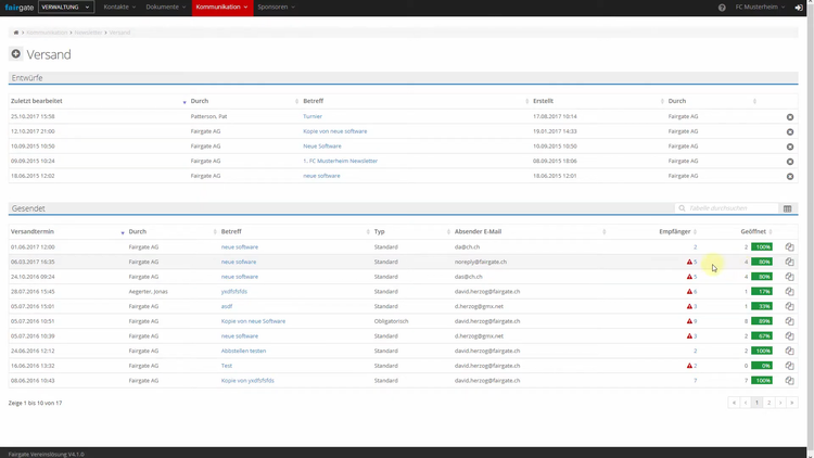 Mailversand